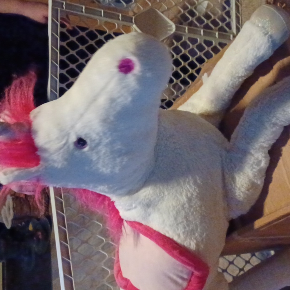 Large UNICORN stuffy (for kids 4+)